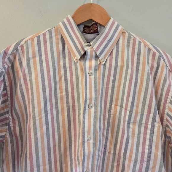 Mens Vintage Haggar Casuals Short Sleeve Button Down Shirt - Picture 7 of 9